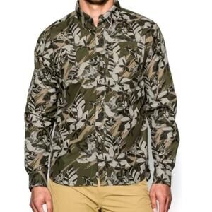 Under Armour Mens Chesapeake Shirt Size 2XL Heatgear Loose Fit Gorpcore Outdoor